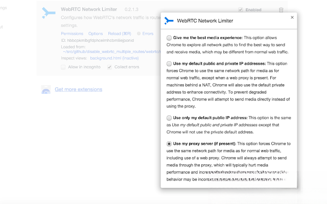 WebRTC Network Limiter图片