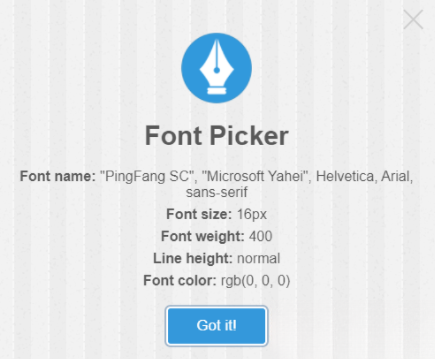 Font Picker - 网页字体识别工具Chrome插件v1.0.5-Chrome浏览器插件扩展